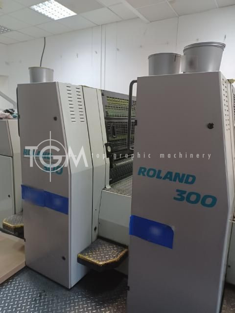 Roland 304 ref 2697EU Year - 1998 Impressions - 200 mln Max sheet size - 520 x 720 mm 4 colors Perfecting 4/0 IR dryer Machine in good condition